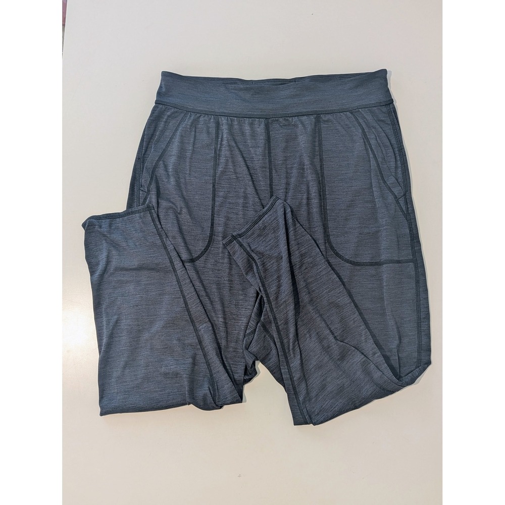 Free People FP Movement Harem Jogger Pants Heathered Black Dropped Crotch Medium
